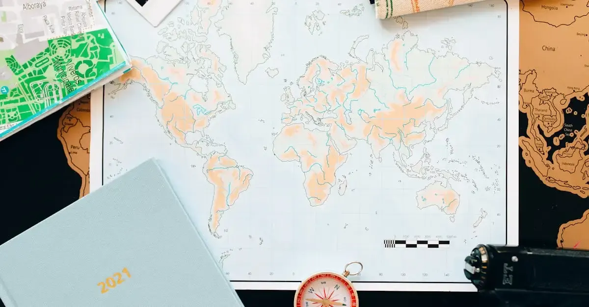 Carnet de voyage : Explorez les 5 continents
